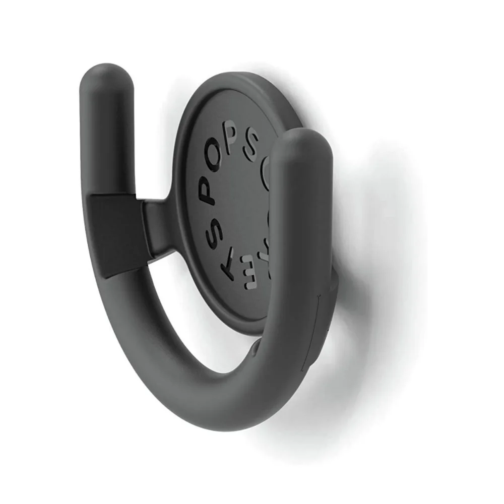 PopSockets PopMount Multi-Surface Wall Mount For Phones With PopSockets - Black